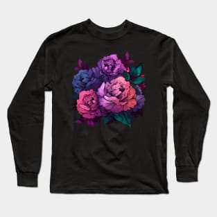 Floral Tapestry of Bohemian Chic Long Sleeve T-Shirt